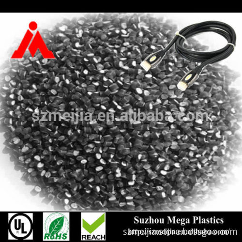 Nontoxic PVC granules for cover of wire/cable